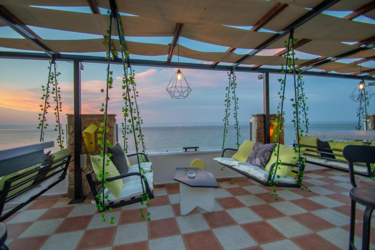 Agoulos Beach Hotel Argászi Kültér fotó