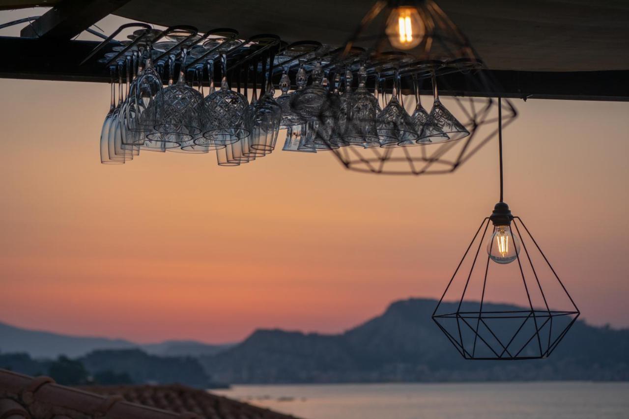 Agoulos Beach Hotel Argászi Kültér fotó