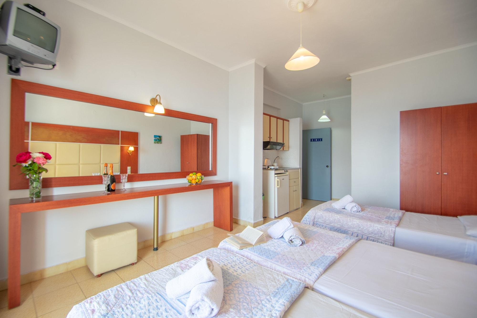 Agoulos Beach Hotel Argászi Kültér fotó