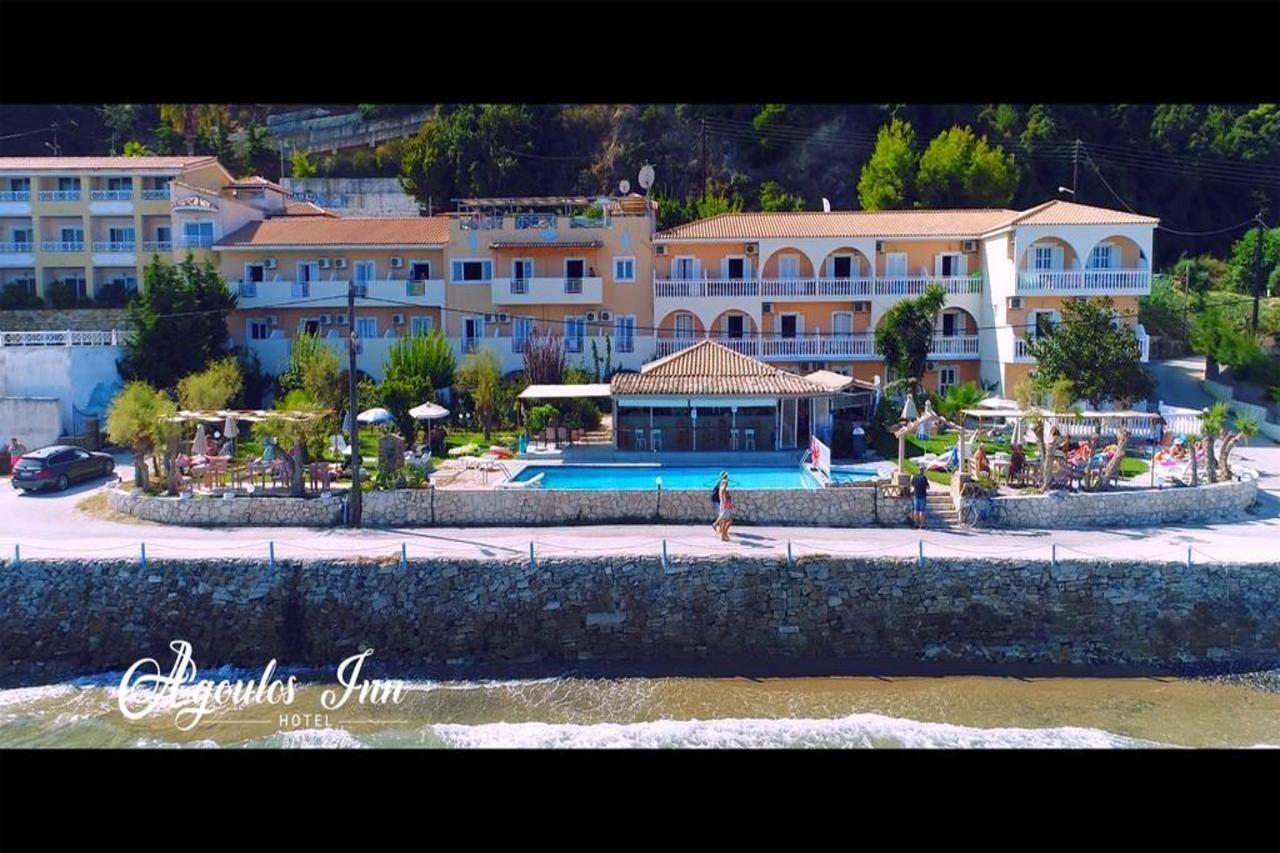 Agoulos Beach Hotel Argászi Kültér fotó